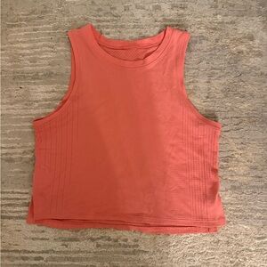 Lululemon Athletica Train to Be Coral Tank Top